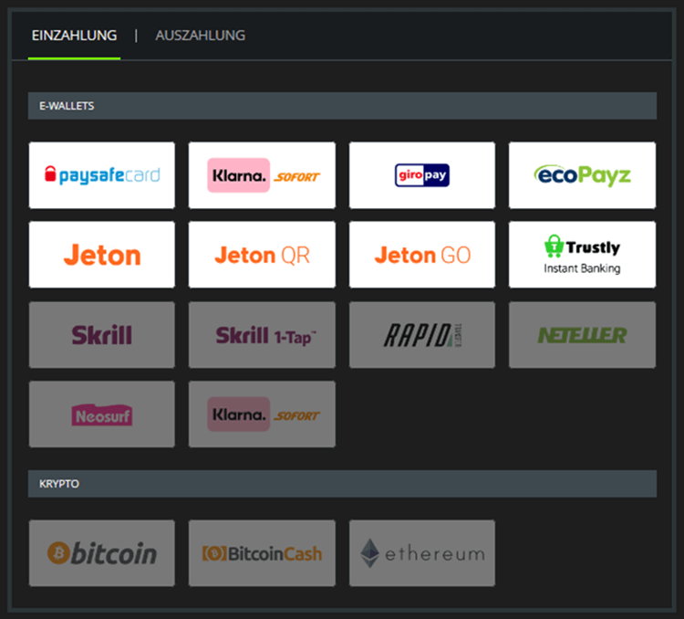 Neue Wettanbieter Zahlungsmethoden