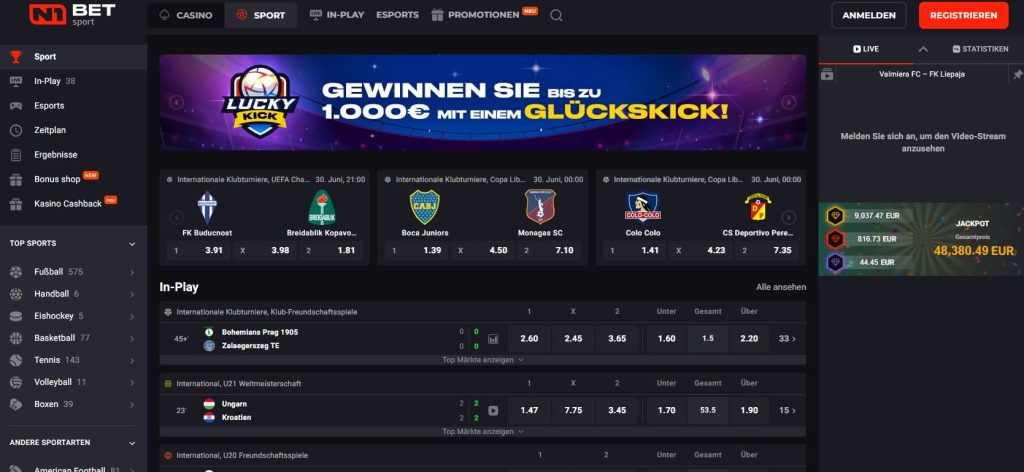 N1 Bet Sport Online Wettanbieter