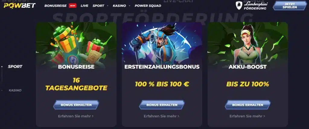 Wettanbieter Bonus Angebote in Österreich