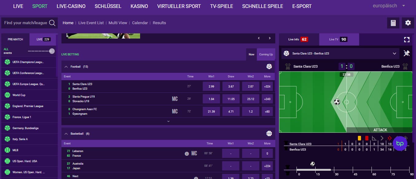 Betplays Unbekannte Sportwetten