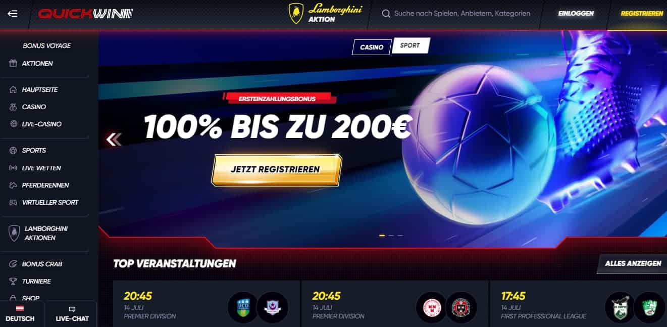 Quickwin Unbekannte Wettanbieter